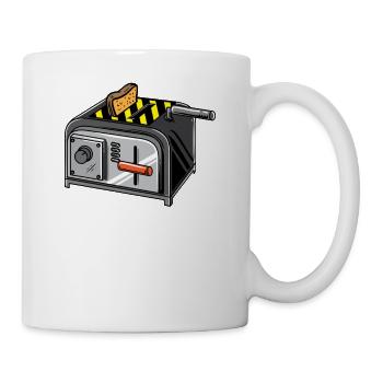 Chemise Toast drôle - cadeau pour les amateurs de gluten de pain - Mug blanc - blanc - Droite