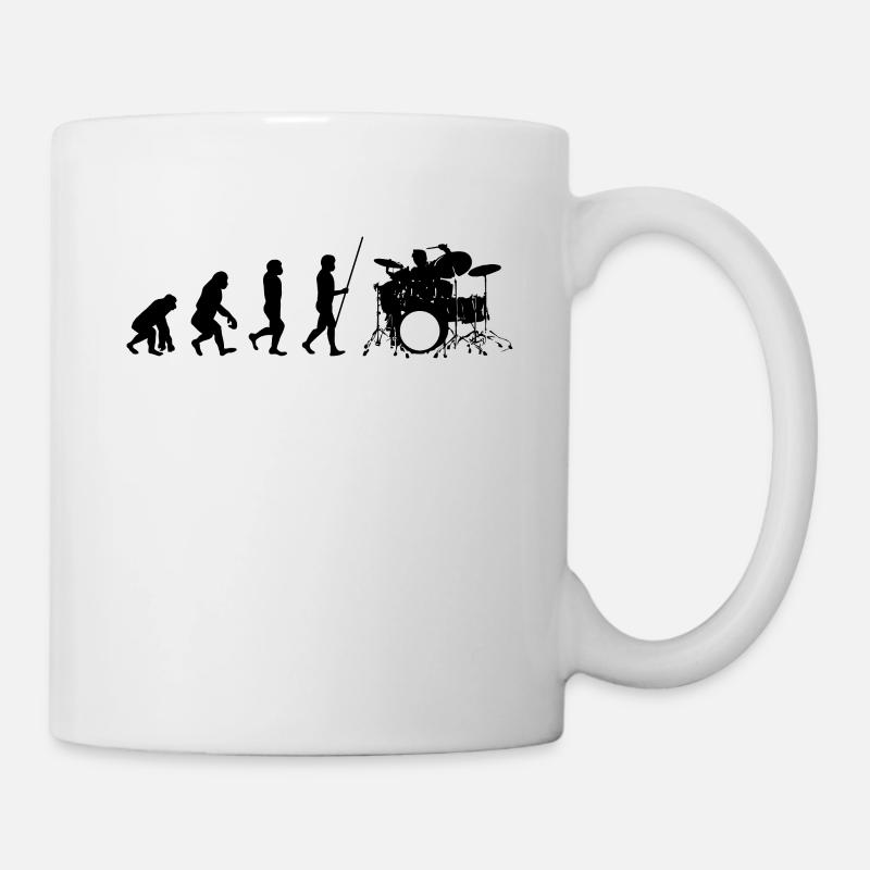 Drummer - Tasse - Weiß