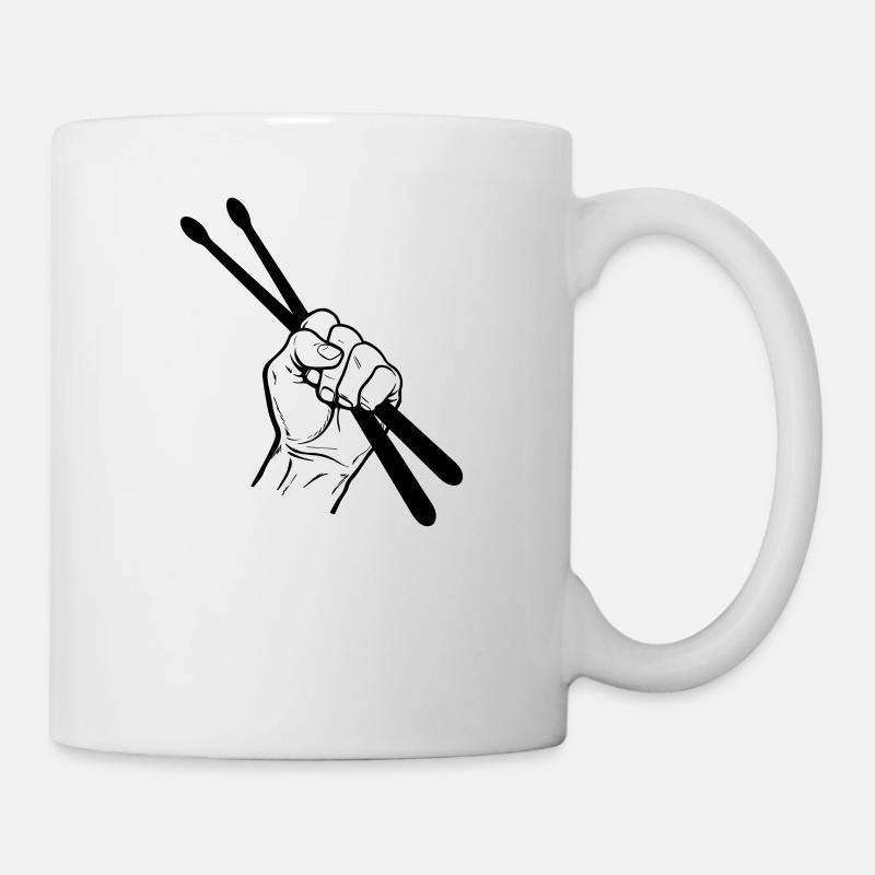 le batteur - Mug blanc - blanc