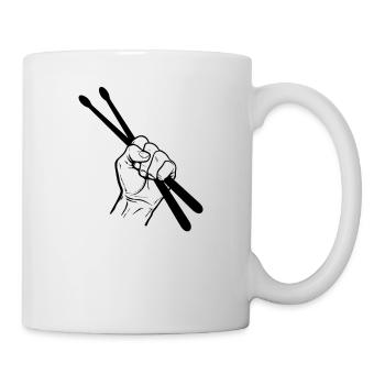 Drumsticks - Tasse - Weiß - Rechts