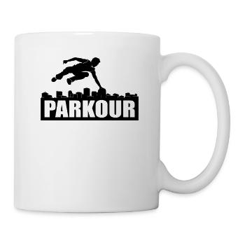 Parkour - Mug blanc - blanc - Droite