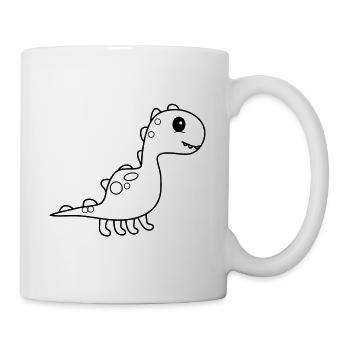 Baby Dino Dinosaruier - Mug - white - Right