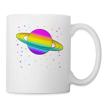 Saturn - Tasse - Weiß - Rechts