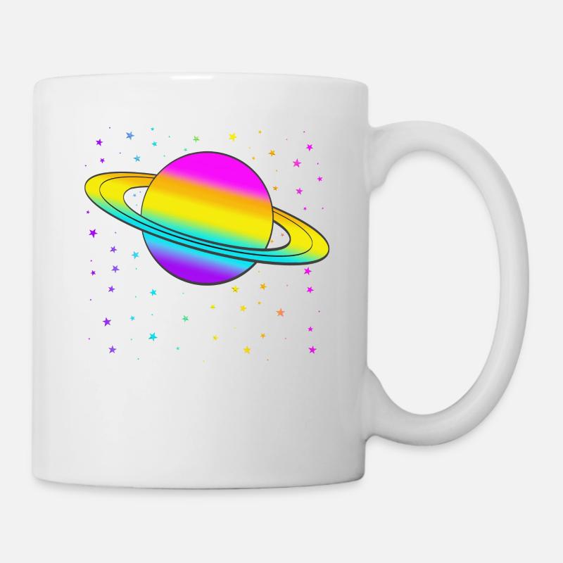 Saturn - Tasse - Weiß