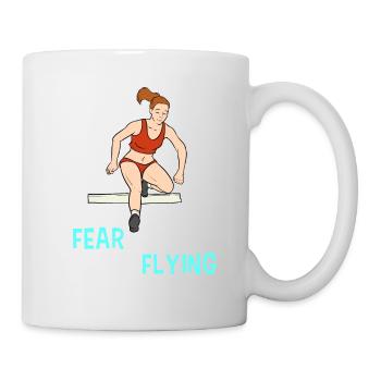 Athlétisme sport saut en hauteur haies fitness - Mug blanc - blanc - Droite