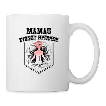 Mama's Fidget Spinner - Drinking Wine - Gift - Mug - white - Right