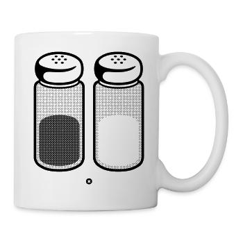 Pfeffer und Salz! - Tasse - Weiß - Rechts