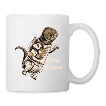 Raumotterhemd für niedliche Otter Frettchenliebhaber - Tasse - Weiß - Rechts