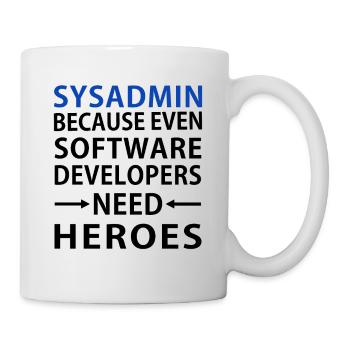 Sysadmin - Administrateur système - Mug blanc - blanc - Droite