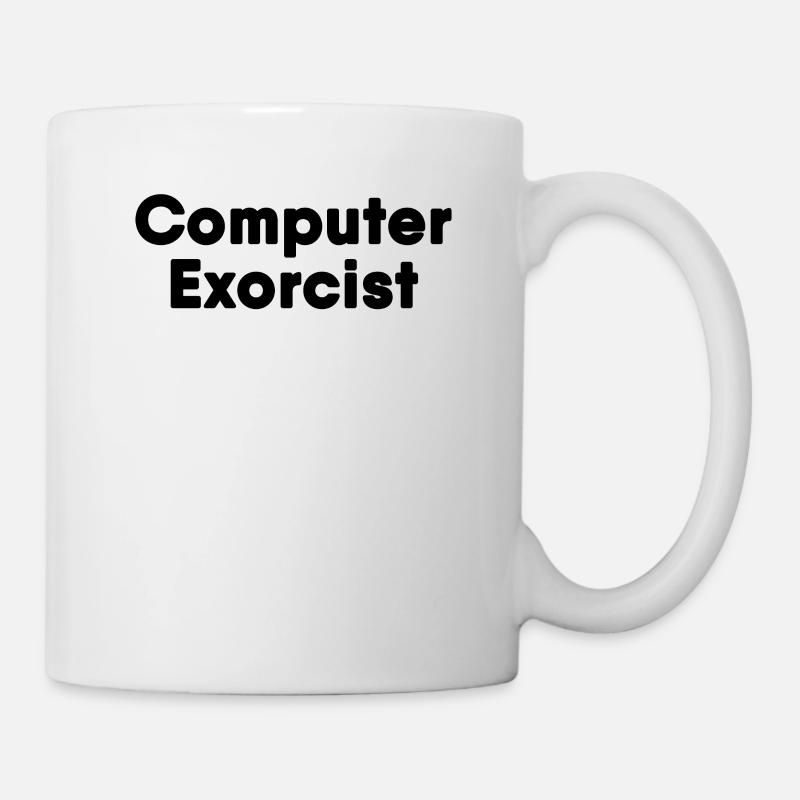 Computer Exorcist - Tasse - Weiß