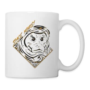 Space Monkey (GOLD) - Mug - white - Right