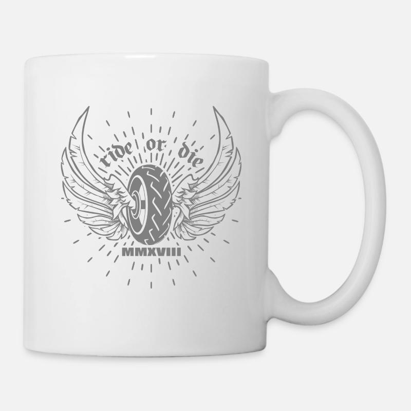 Ride or die - Mug - white
