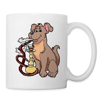 shishadog dog hookah hookah - Mug - white - Right