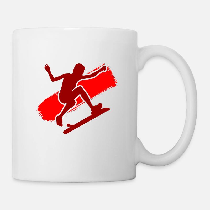 Skater - Tasse - Weiß