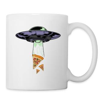 Ufo Alien Pizza Abduction - Mug - white - Right