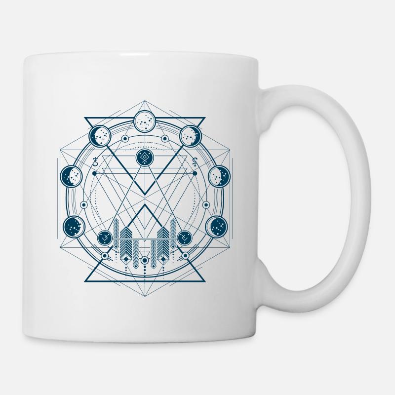 Geometrie - Tasse - Weiß
