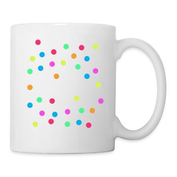 Konfetti - Tasse - Weiß - Rechts