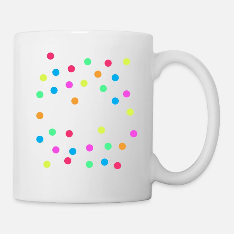 Konfetti - Tasse - Weiß