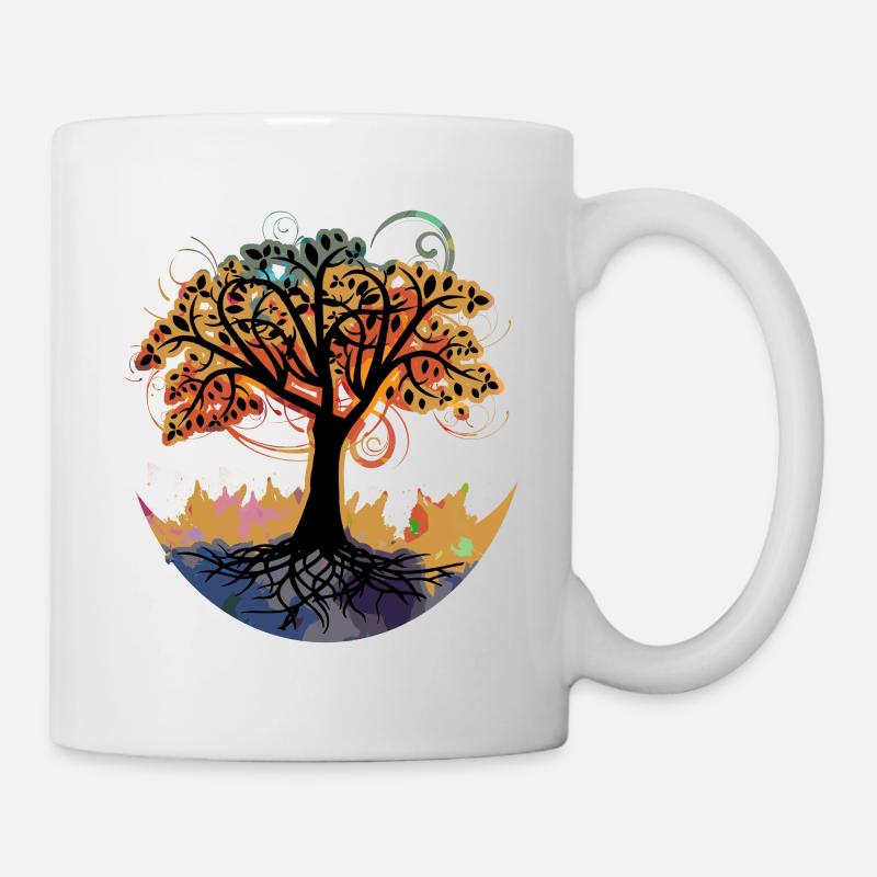 Magischer Baum - Tasse - Weiß