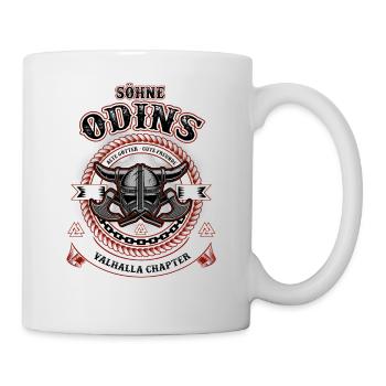 Valhalla Wikinger Vikings Odin Thor Geschenk Ehre - Tasse - Weiß - Rechts