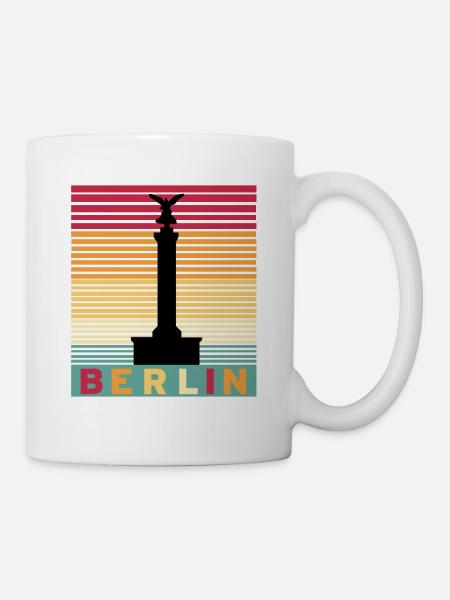 Berlin Siegessäule - Tasse - Weiß
