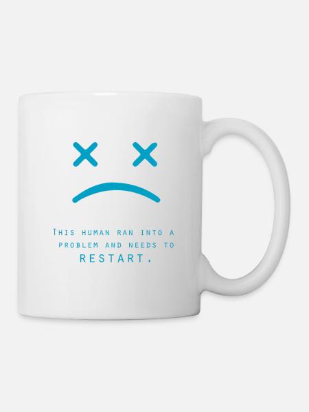 computer - Mug - white