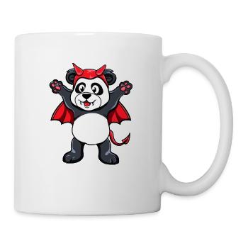 Halloween Panda Devil Evil Funny Devil evil - Mug - white - Right