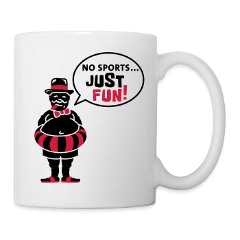 Londres - Winston Curchill - Pas de sports - Mug blanc - blanc - Droite
