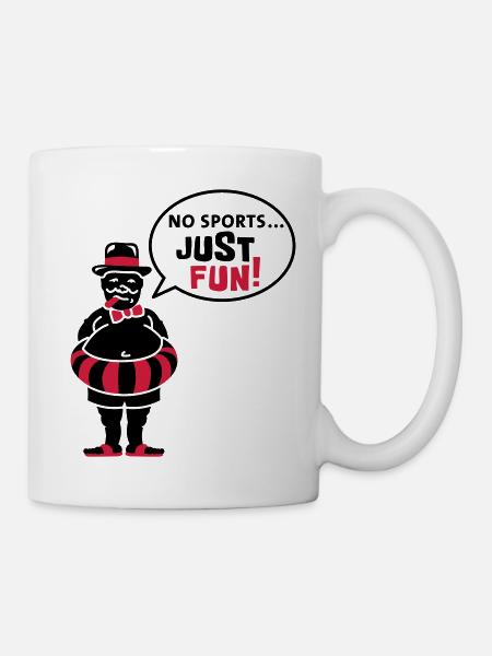 Londres - Winston Curchill - Pas de sports - Mug blanc - blanc
