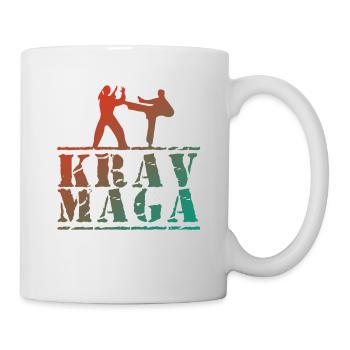 Krav Maga Gift T-Shirt Birthday Christmas - Mug - white - Right