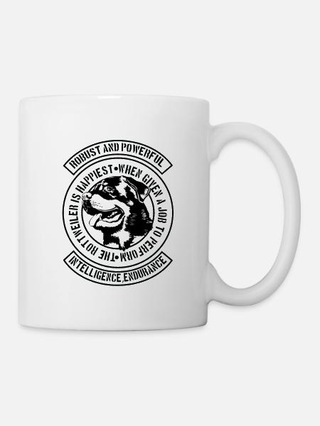 rottweiler - Mug - white
