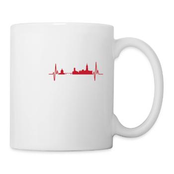 Toulouse rhythm beats my heart - Mug - white - Right