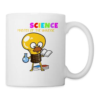 M. Science Science Ampoule Lampe Professeur - Mug blanc - blanc - Droite
