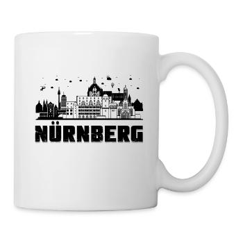 Nürnberg - Tasse - Weiß - Rechts