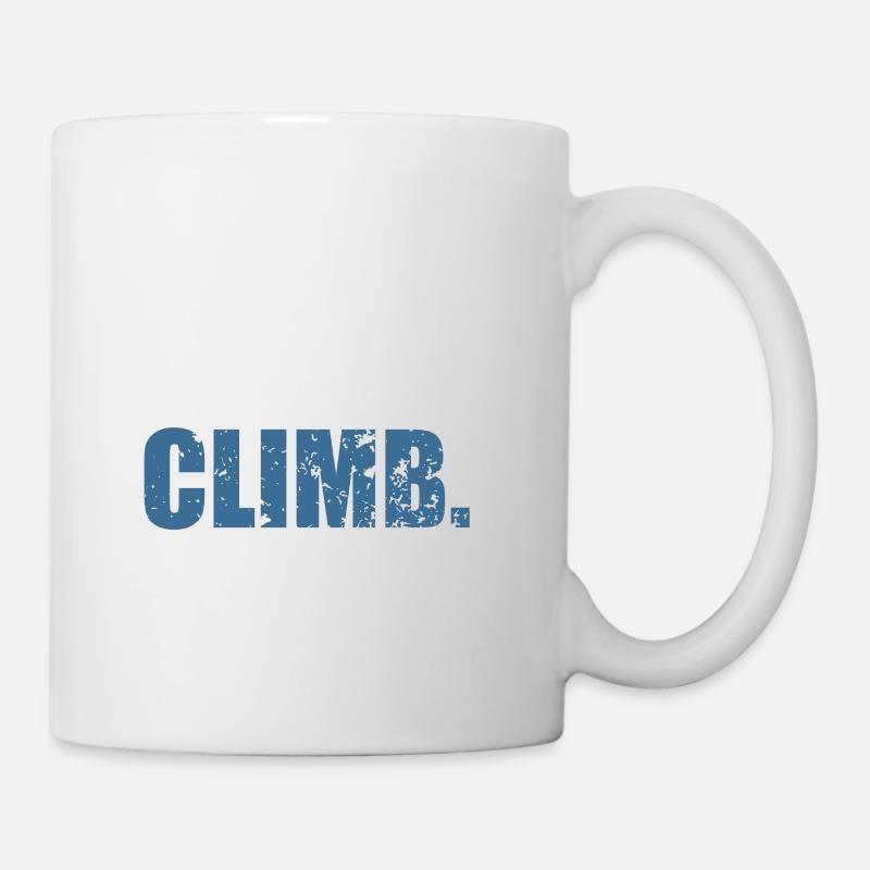 Eat sleep climb repeat besteigen - Tasse - Weiß