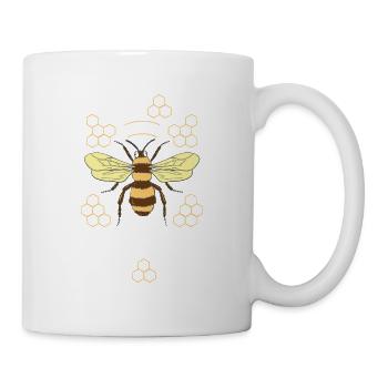Abeille whisperer apiculteur apiculteur cadeau - Mug blanc - blanc - Droite