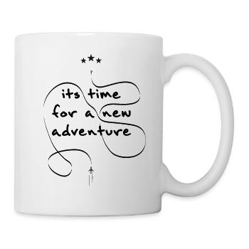 It's time for a new adventure - Mug - white - Right