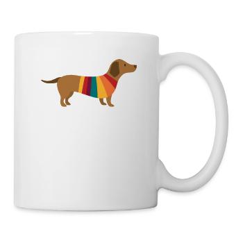 Short And Sassy Dachshund Dackel Hund Geschenk - Tasse - Weiß - Rechts