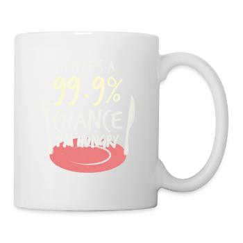 "ich bin hungrig shirt" - Tasse - Weiß - Rechts
