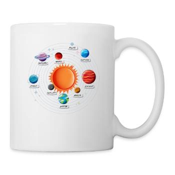 Solar System Planets Astronomy Gift - Mug - white - Right