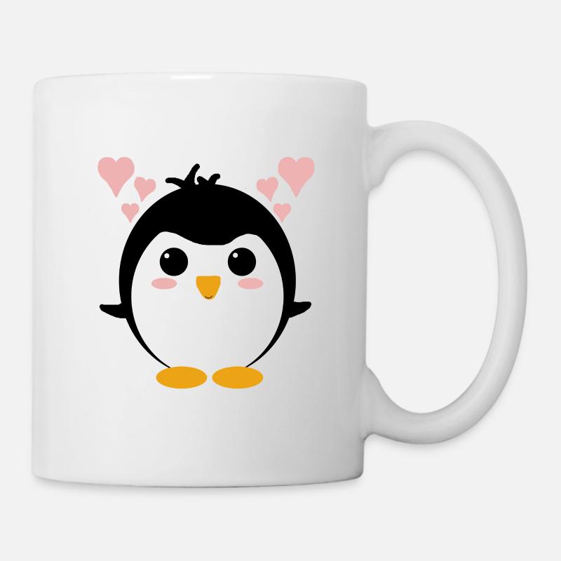 Pingouin - Mug blanc - blanc