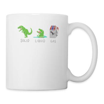 Géologie des dinosaures Physique Chimie Evolution - Mug blanc - blanc - Droite