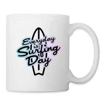 surf - Mug blanc - blanc - Droite