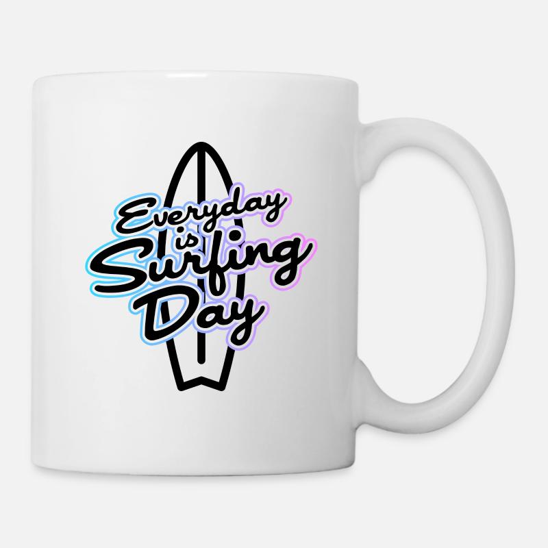 surf - Mug blanc - blanc