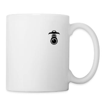 Kamera-Brusttasche - Tasse - Weiß - Rechts