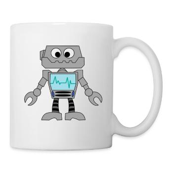 Robot Technology Computer Electronics Idée cadeau - Mug blanc - blanc - Droite