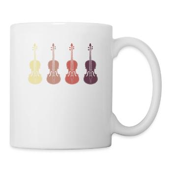 Geige Violine Orchester Geschenk Geschenkidee - Tasse - Weiß - Rechts