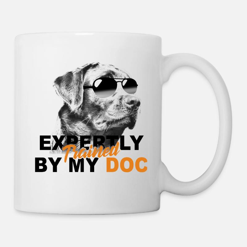 Formés par mon chien - Mug blanc - blanc