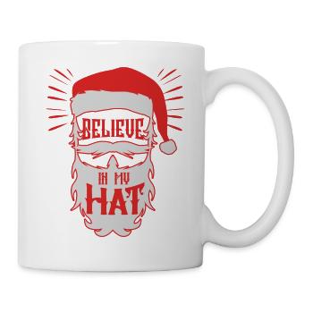 Don de bonnet de Noel Nikolasumütze - Mug blanc - blanc - Droite