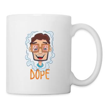 Drôle mon mari est mon cadeau de drogue - Mug blanc - blanc - Droite
